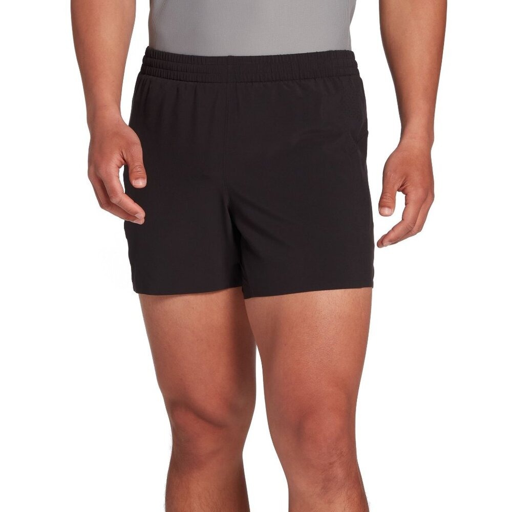 VRST Men's 5'' Run Shorts, XL, Black